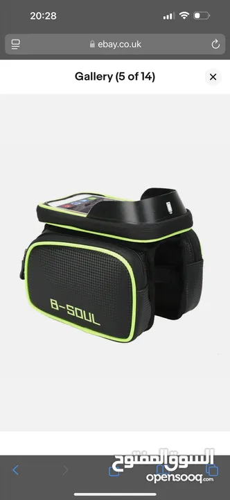 Bicycle bag mobile holder حقيبة الدراجة مع حاملة للهاتف