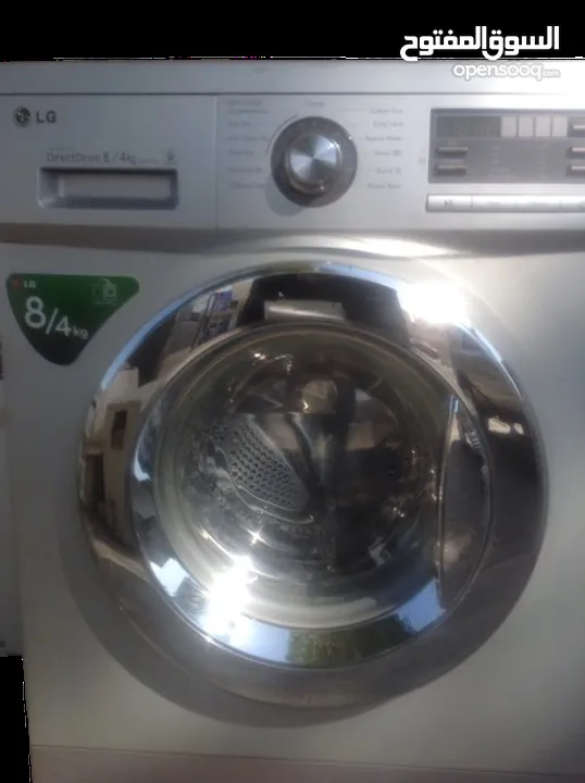 Offer Offer Offer LG Front Load Fully Automatic Washer/Dryer Combo, 8 Kg / 4kg, Silver