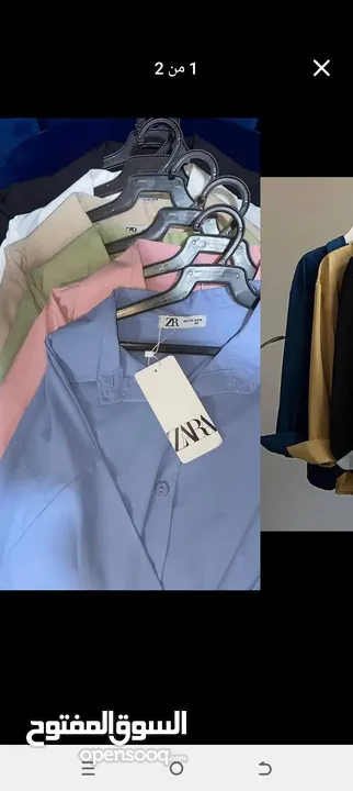 قمصان زارا مقاسات من 38لا 44