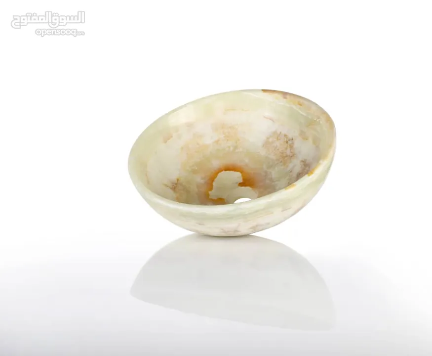 Countertop Natural Onyx Marble Basins/ مغسلة سطح/ منضدة جديدة