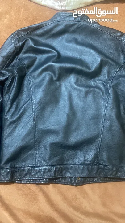جاكيت جلد بايكر قابل للتفاوض river island leather jacket