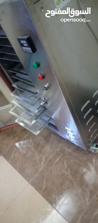 مجففه خضار وفواكه صناعيه منزليه استخدام مرتين فقط تفصيل ستانلس غذائي كوالتي عالي جديده للبيع