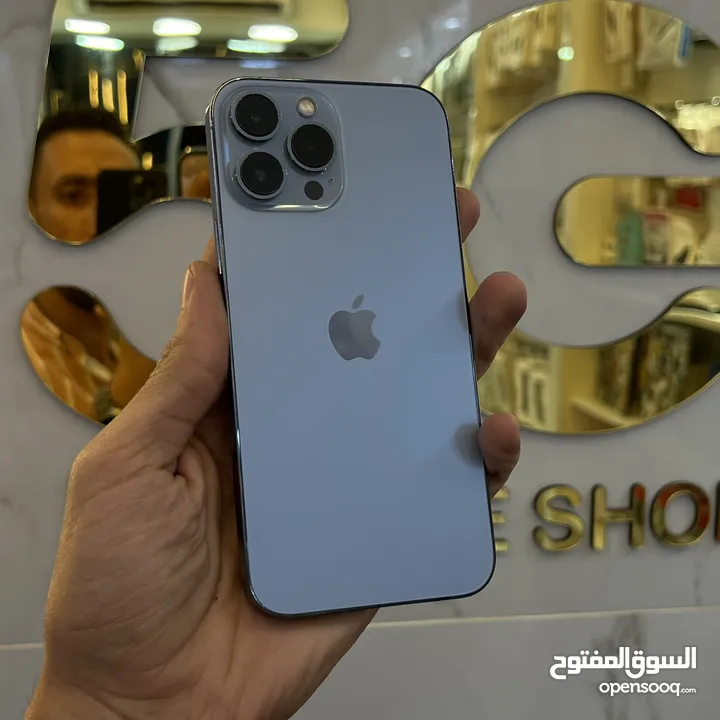 iPhone 13 Promax 128GB / Battery : 83% - 88% مستعمل بحالة الوكالة