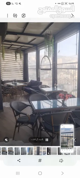 كوغي شوب ضمان شهري  مع كامل المعدت موقع مميز مع اطلاله رائعه بسعر مغري 3500شيكل ضمان شهري