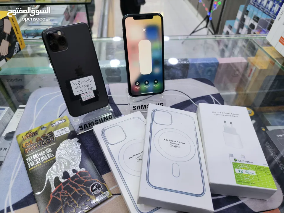 تفاح الاصلي عناا Iphone 11 pro جيجا 64 بطارية 72 مش مفتوح فحص الحبه معها بكج هدية متوفر توصيل