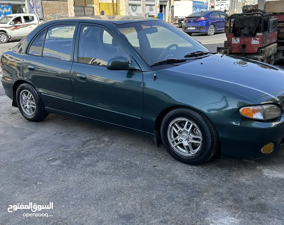 هونداي اكسنت موديل 1997 للبيع بحالة جيدا جدا ماتور 1500 اصلي