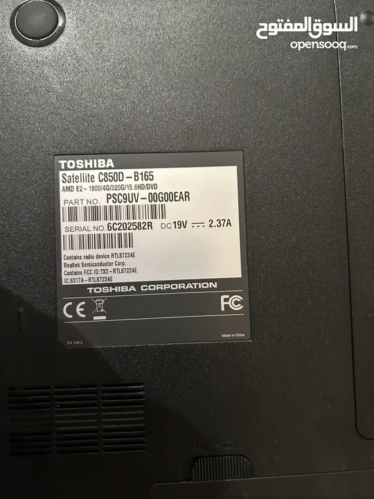 TOSHIBA Satellite C850D-B165