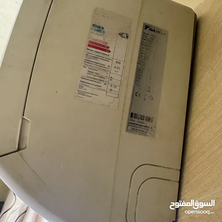 مكيف دايكن عدد 2 للبيع