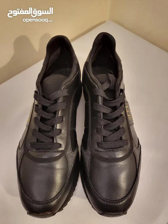 EA7 EMPORIO ARMANI NAVY BLUE SILVER SNEAKERS 40