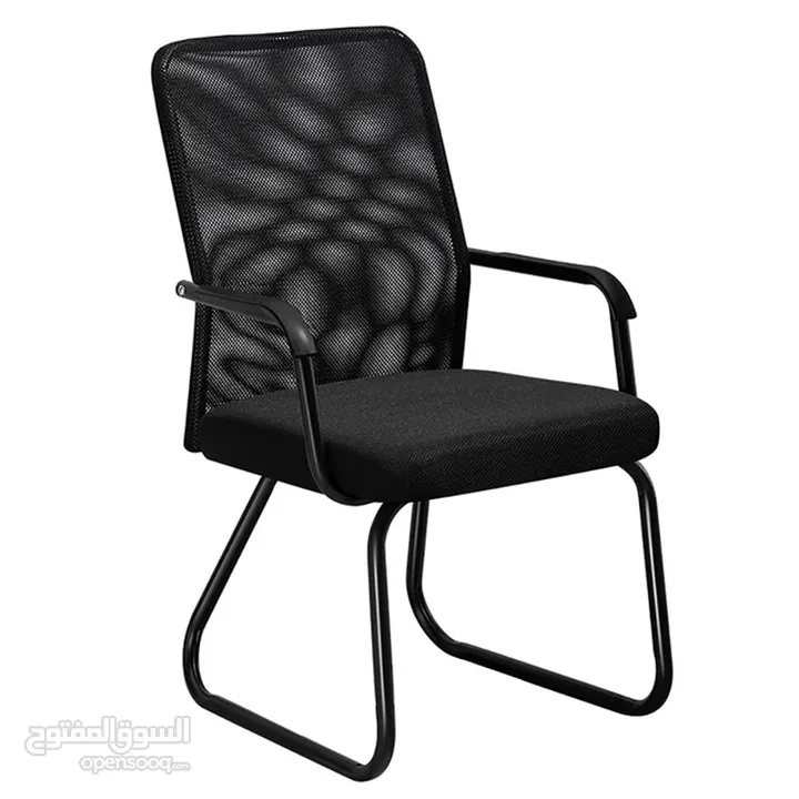 كرسي انتظار كرسي استقبال شبكي طبي قوي كرسي زائر ثابت بدون عجلات كرسي طبي waiting Chair