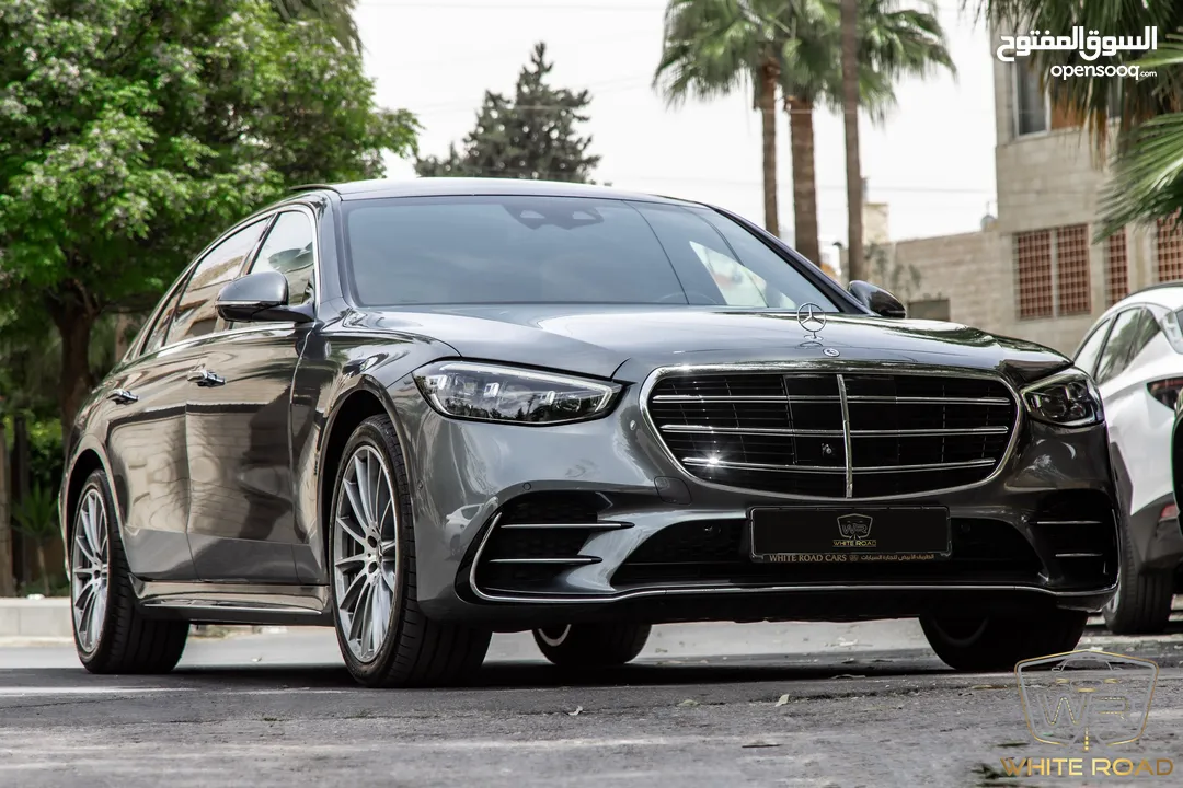Mercedes S450 2023 4matic   السيارة وارد و كفالة الشركة و مميزة جدا