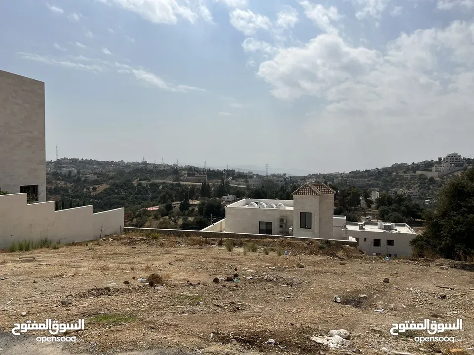 (1)ارض للبيع  قرب دوار التعبئة بدر الجديدة 750م ذات اطلاله عاليه تبعد عن دابوق 7 دقائق