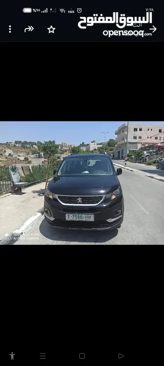 بيجو ريفتر لون اسود للبيع