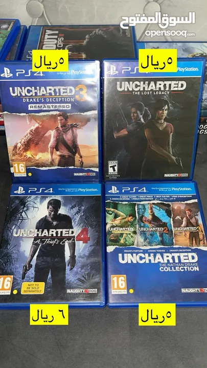 العاب PS4  جديدة ومستعمله وصف مهم