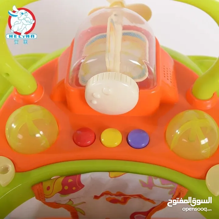 هدايا المولود من island toys غير جبنالكم كراجة الاطفال مع تابلو 3d وهزاز وايد