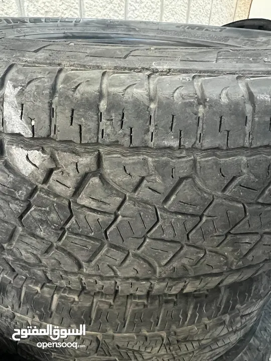 طقم كوشوك بريدجيستون A/T  265/70/16