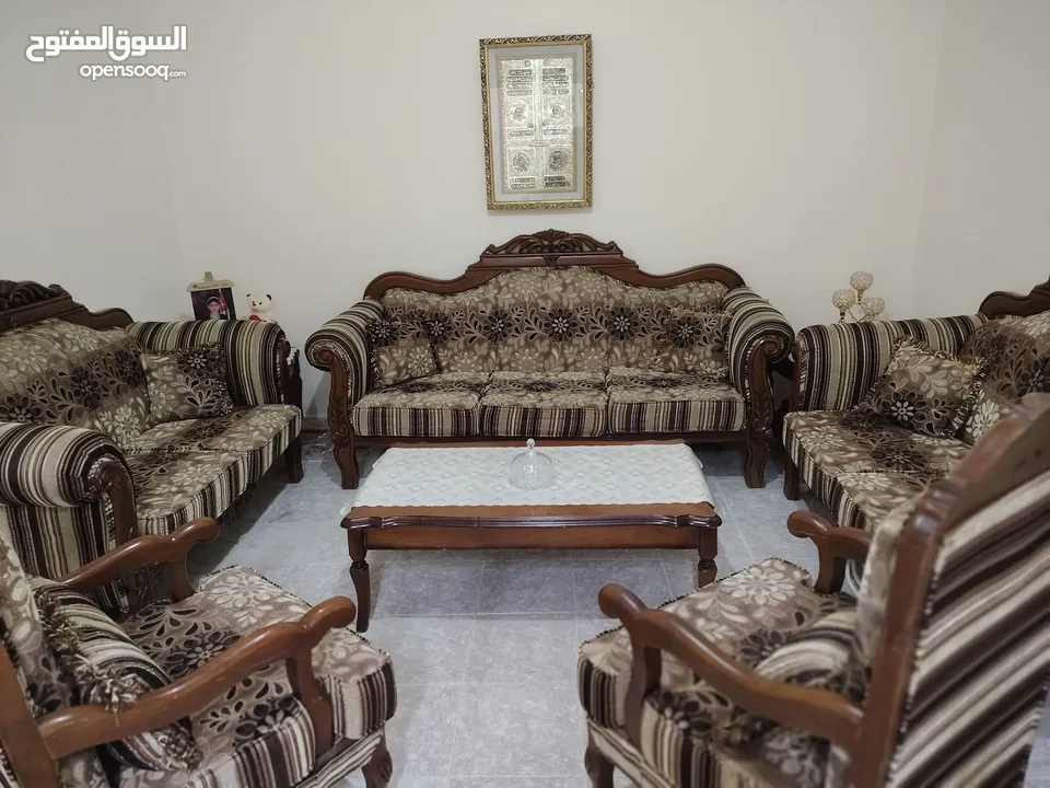 طقم كنب 9 مقاعد تفصيل زان وطقم كونر 9 مقاعد تفصيل سويد