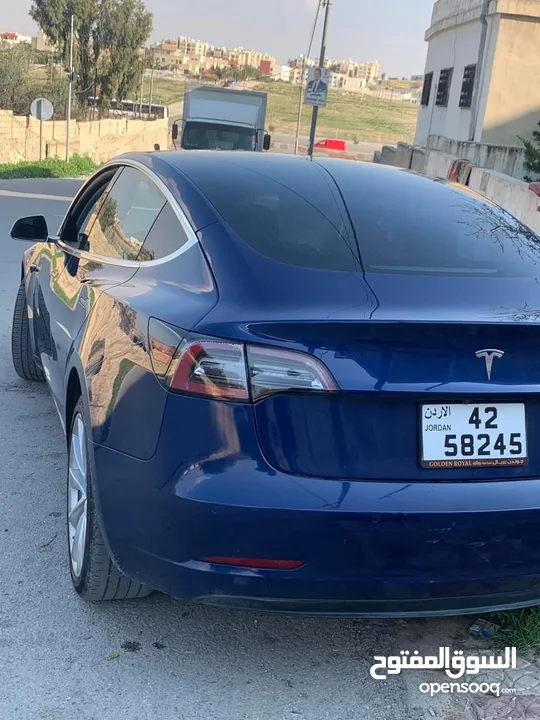 تيسلا 2019 model 3 ستاندرد بلس بحالة الوكالة لون مميز جنط 19 للبيع بسعر لقطة ومحروووووق