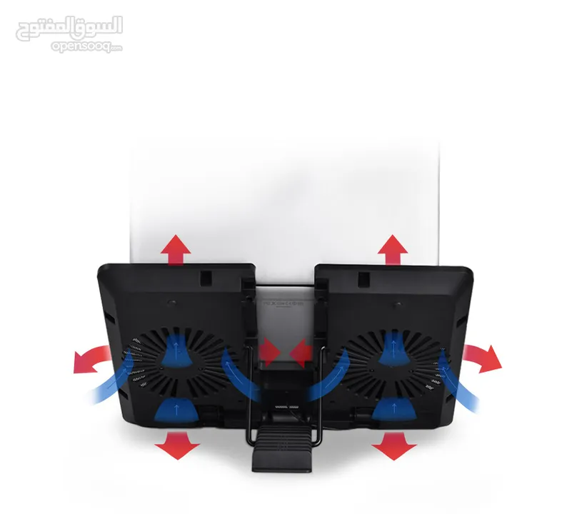 ستاند الابتوب مع مراوح التبريد deepcool الأعلى كفاءة