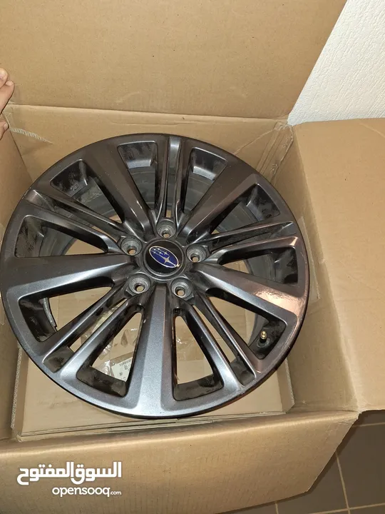 4x Used (17x8 inch) Wheel (5X114.3 mm) Bolt Pattern 2016 Subaru WRX