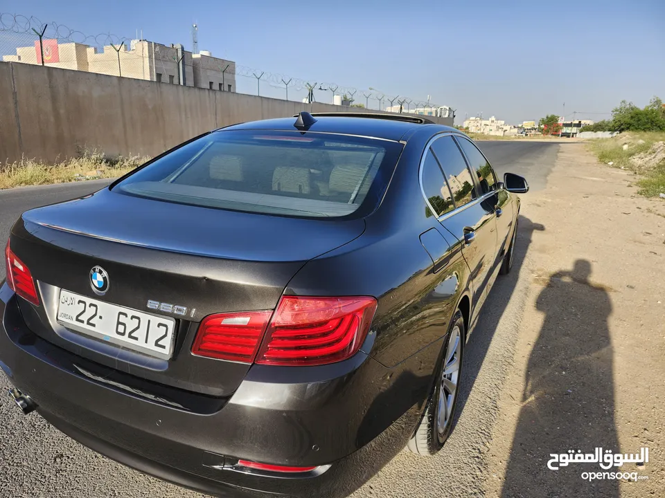 BMW 520 موديل2014 فحص كامل فل كامل   ممشى قليل بحالة الوكالة