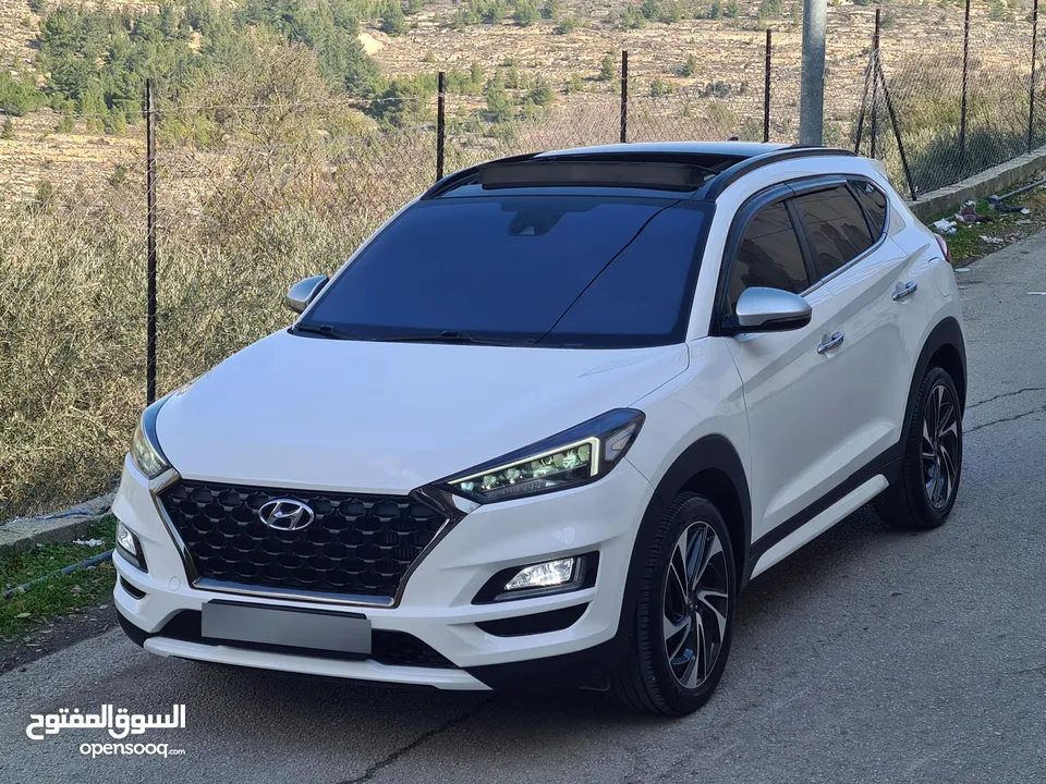 HYUNDAI TUCSON 2020 أصل كوري / فل مسكرررر إضافات  عداد 41000 / نخب ولا غرام بوية  جيب مميز وجديد