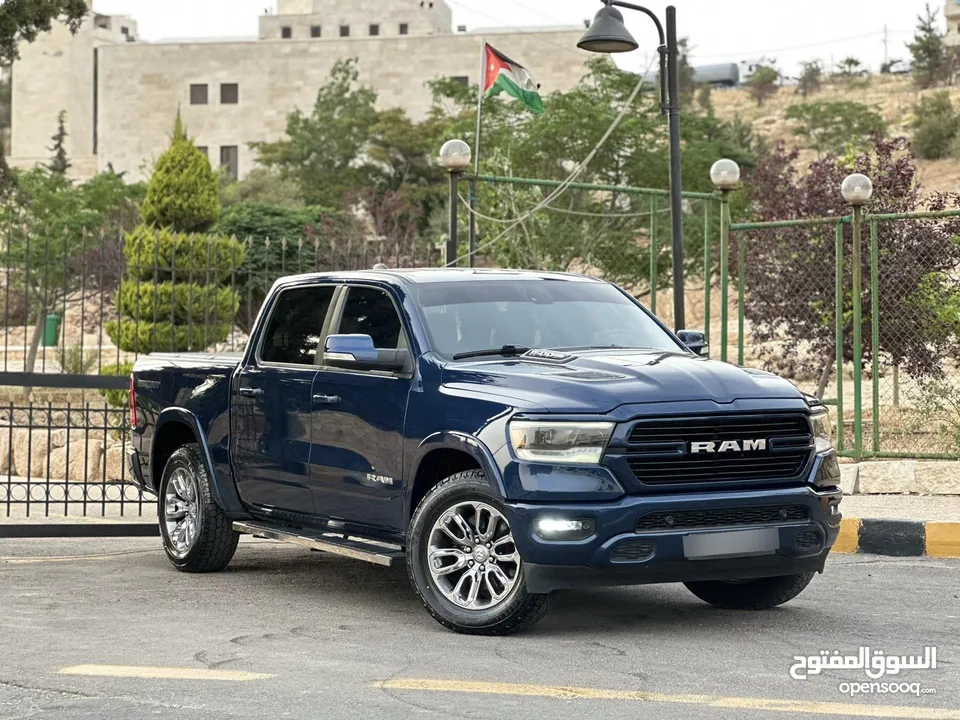 دودج رام 2020 ديزل قمة الفخامة صنف لارامي فحص كامل 7 جيد تووووب فخااامة
