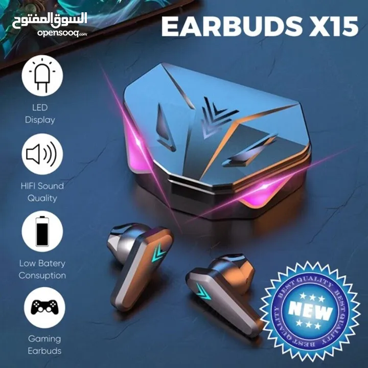 سماعات x15 gaming مميزه لألعاب مثل PUBG و free fire