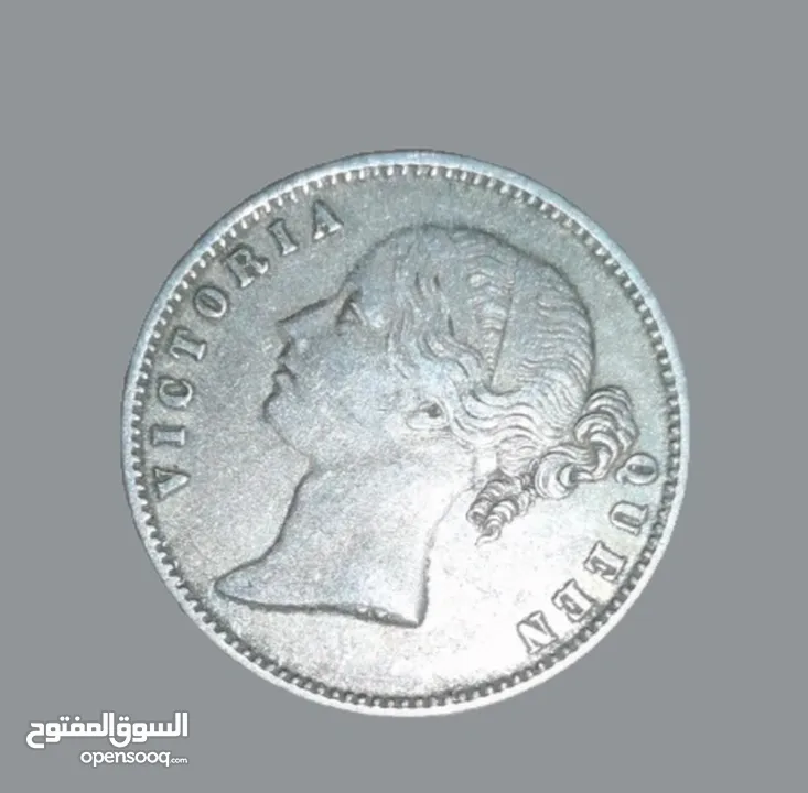 Indian British 1 rupe 1840