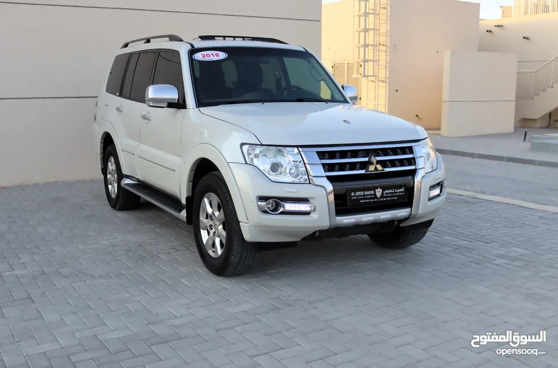 MITSUBISHI PAJERO 2018 GCC EXCELLENT CONDITION WITHOUT ACCIDENT