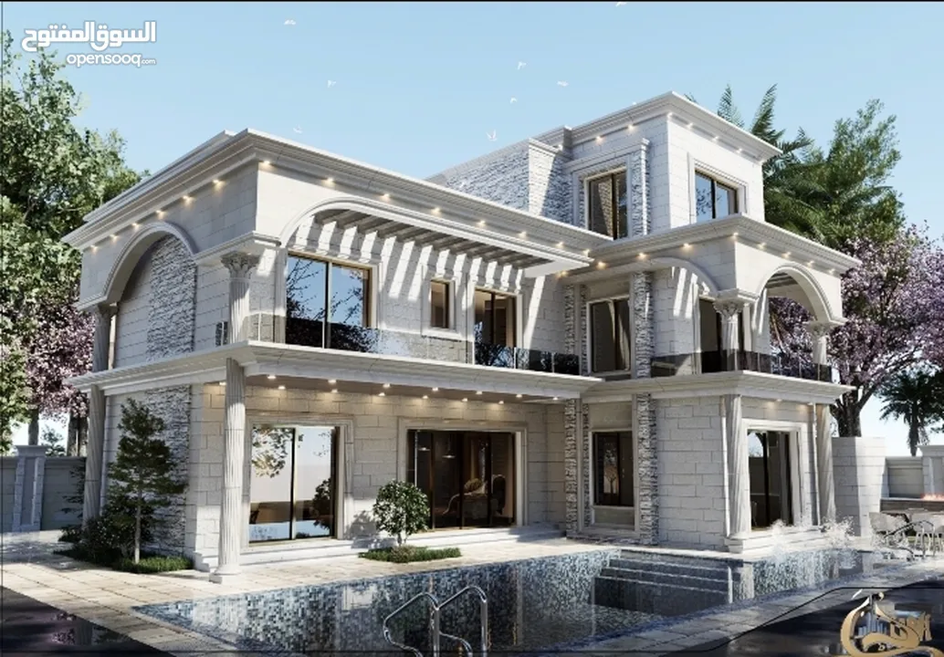 نمره392 متر مسموح فيها بناء فيلاه 240 متر +بركه 5عرض في طول 10 متر