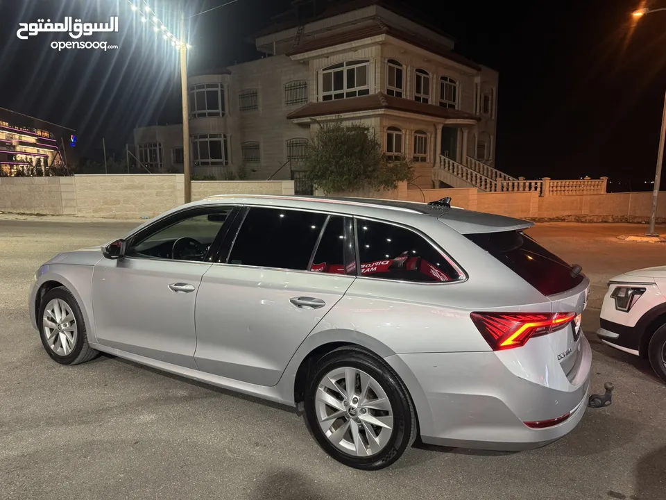 سكودا اوكتافيا ستيشن A8 2021 عداد قليل و فحص نخب ، بحالة الوكالة ، إضافات كاملة