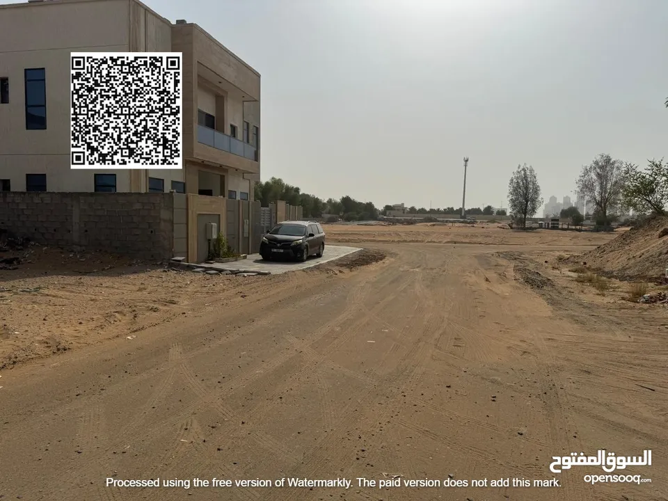 للبيع ارض سكنى زاويه شارعين ثالث قطعه من شارع