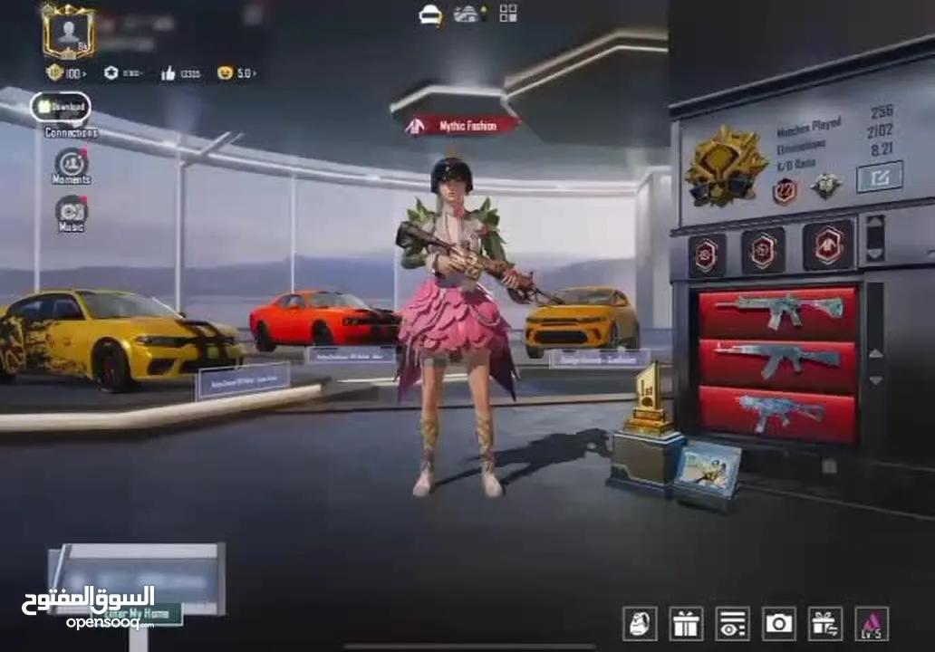 حساب ببجي 6 امفورات للبيع