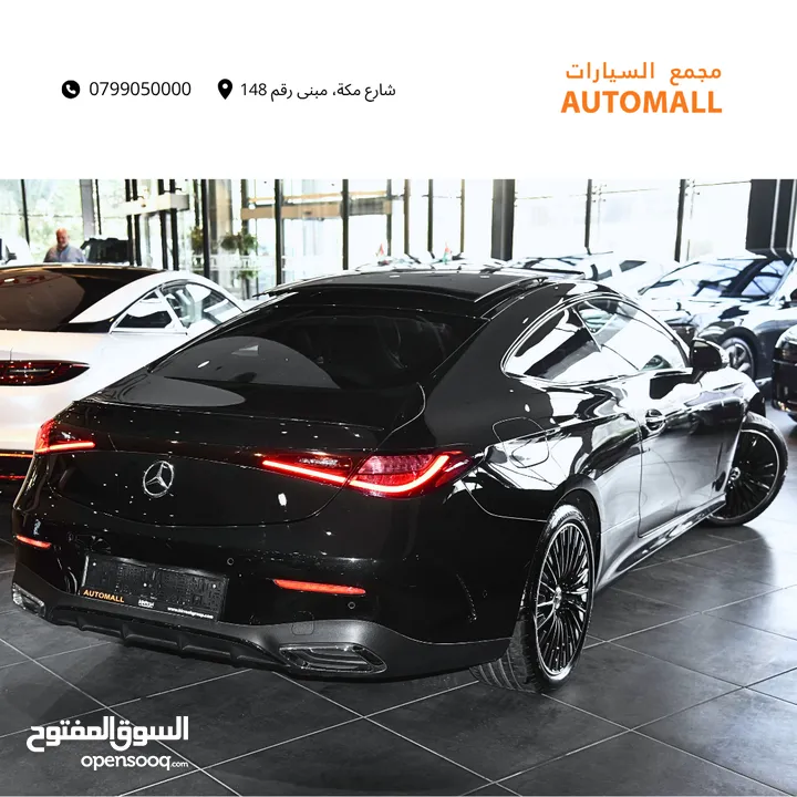 مرسيدس سي ال اي نايت بكج مايلد هايبرد 2024 Mercedes CLE 200 Coupe AMG Line Night Package