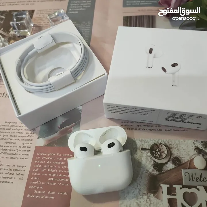 سماعة بلوتوث اصلية ابل  airpods pro apple صنع أمريكي /USA /made in California