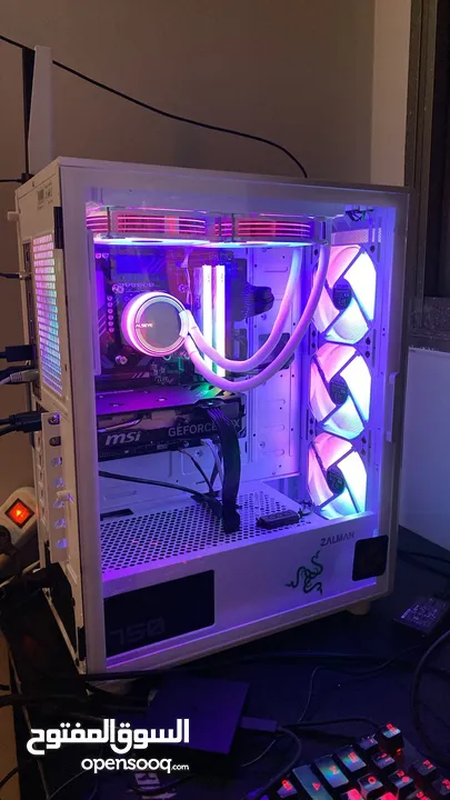 جهاز كمبيوتر شغل تصاميم و مونتاج و جيمنج