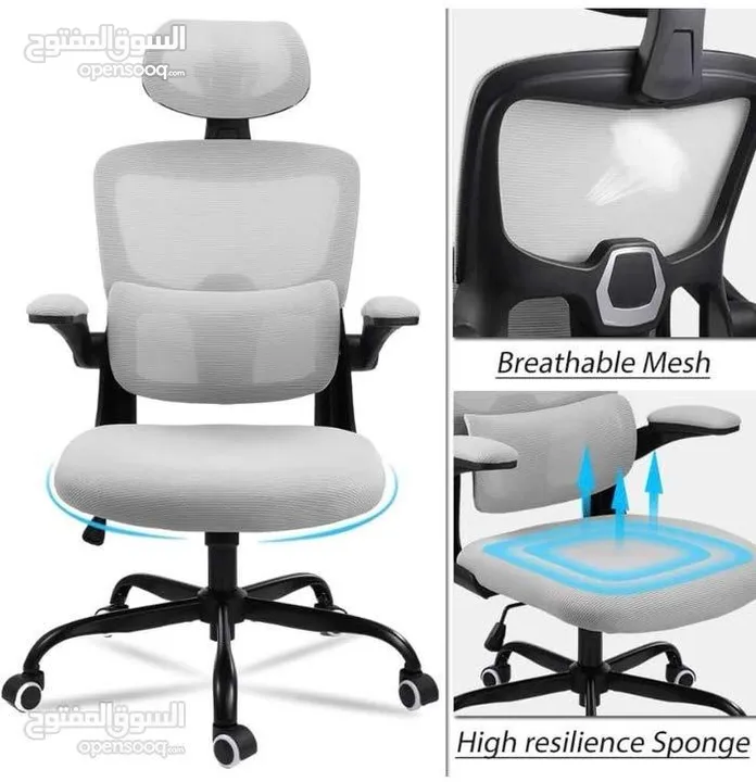 بدك كرسي مريح لشركة والموظفين عملي وطبي للساعات الطويلة كراسي شبك كرسي طبي مواصفات عالية ergonomic