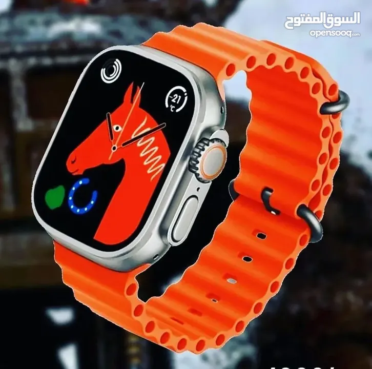 الساعه الذكية اجمل وارقي هديه ساعط الترا T800 المليئه بالمميزات والمواصفات الخرافي