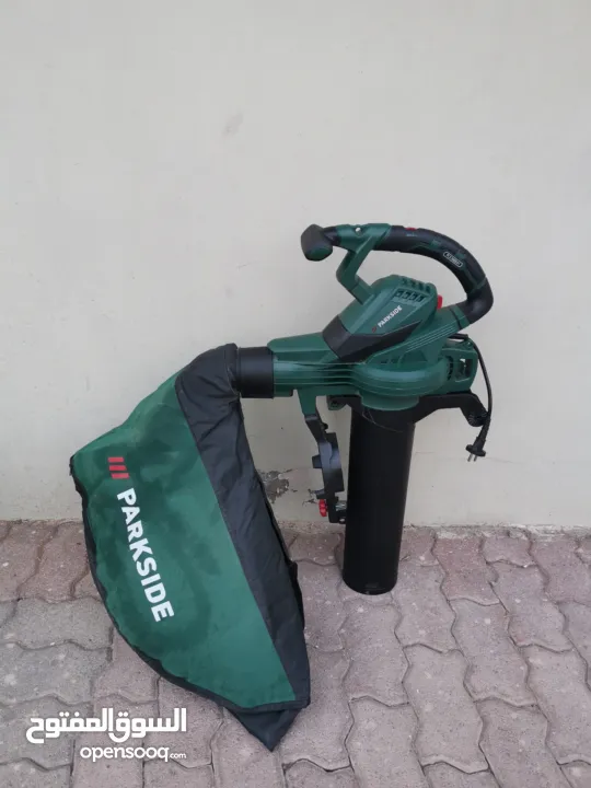 Parkside Electric Leaf Blower and Vacuum 55L Leaf Compartment PLS 3000