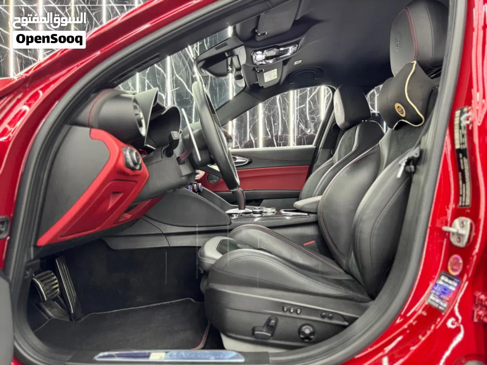 2021 Alfa Romeo Giulia Quadrifoglio, Nov 2027 Alfa Romeo Warranty + Service Pack, Low Kms, GCC