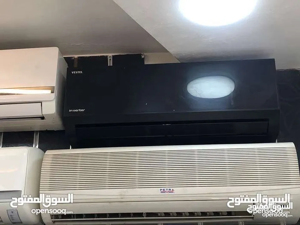 مكيفات  عادي (روتري) طن 1 طن 1.5 طن 2 طن مستعمل بحالة الوكاله  من كوخ الاسكيمو للتكييف والتبريد