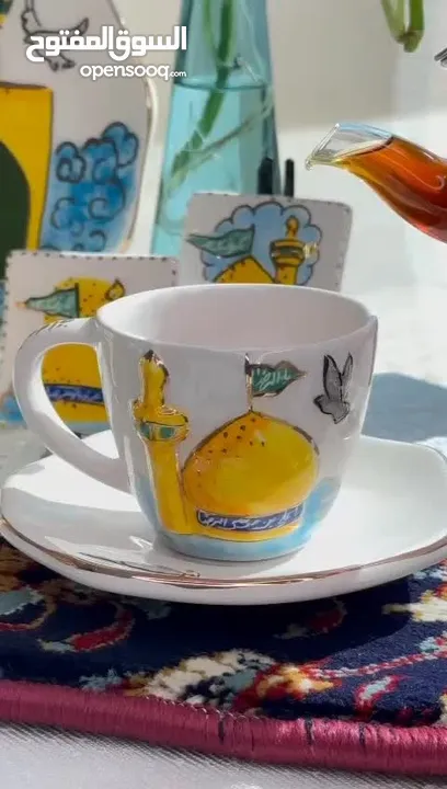 el yapimi sermicأكواب سيراميكيه صناعة يدوية بجودة عالية وتصاميم فريدة handmad ceramic mug iran