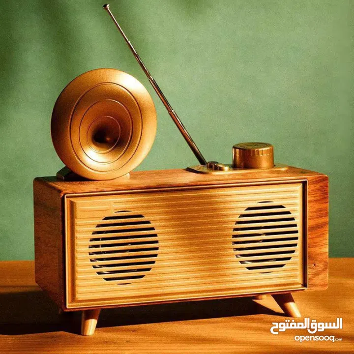 سبيكر راديو انتيك منظر جميل وصوت نقي جداً