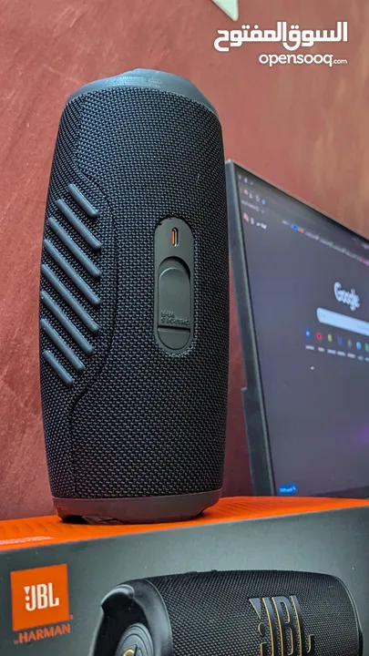 JBL Charge 5 Wi-Fi جديدا استعمل تجربه فقط النسخة الجديدا صوت JBL الأصلي الجريء مع صوت جهير عميق