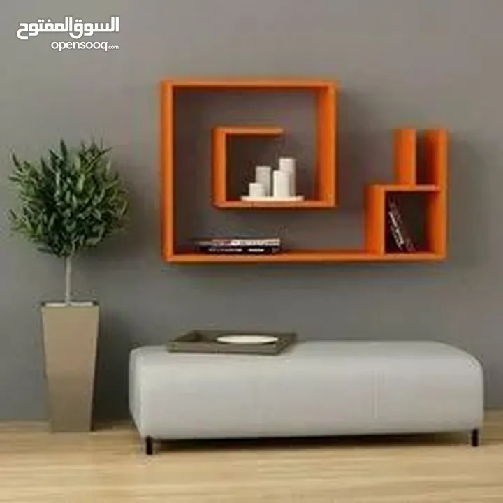 Handmade Wooden Wall Shelf – House Shape Design / رف خشبي يدوي بشكل بيت
