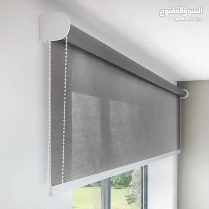 تفصيل و تركيب و صيانة جميع انواع ستائر الزيبرا التركية و اللنن و الرولو و جميع انواع الستائر القماش