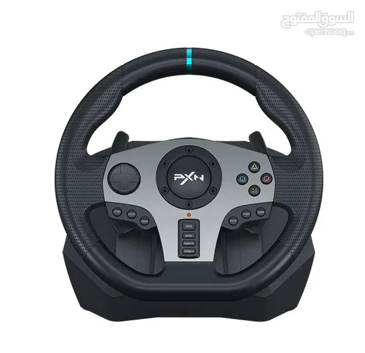 ستيرنغ ويل مقود سواقة مع بريكات لأجهزة الـ PC و البلايستيشن PXN V9 Steering Wheel & Breaks