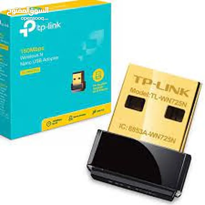 TP-LINK 150 MBPS WIRELESS N NANO USB ADAPTER TL-WN725Nيو أس بي لاسلكي 