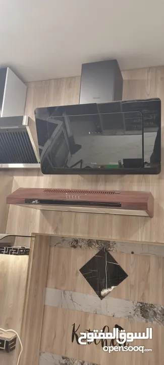 شفاط مطبخ فلاتر داخلية قوية بدون تمديد حديث وحصري تصميم أنيق أسود أو سلفر مكفول حرق سعر لن يتكرر